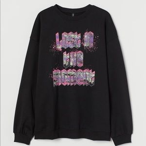 NWT Black/Lost in the moment sweatshirt